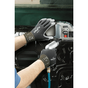 Luva Multitato Tricotada Fio Sintetico Preta Poliuretano Hyflex 11600 Tamanho 9 CA 17601 Ansell