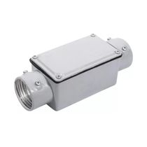 Condulete Alumínio C 1" Sem Rosca Cinza Com Tampa Sem Vedação IP54 56101033 Tramontina