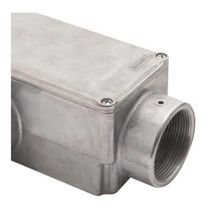 Condulete Alumínio LL 3/4" NPT Cinza Com Tampa 56104042 Tramontina