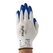 Luva Proteção Mecanica Nylon Branca/Azul Nitrilica Hyflex 11900 Tamanho 10/EG Ansell