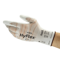 Luva Antistatica Nyl/Elast/Nitr Branca Nitrilica Hyflex 11812 Tamanho 10 Ansell