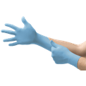 Luva Proteção Química Nitrílica Azul Pacote com 100 Unidades Edge 82134 Tamanho XG CA 42653 Ansell  | Dimensional - Visão geral do produto