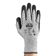 Luva Nylon/Fibra Vidro Cinza/Preto Nitrílica Edge 48 706 Tamanho 10/GG CA 39967 Ansell