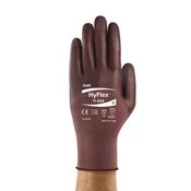Luva Proteção Mecanica Tricotada Poliamida Vinho Nitrilica Hyflex 11926 Tamanho 9 Ansell