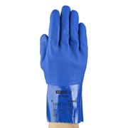 Luva Proteção Química Pvc Azul Anti Derrapante 260 Mm Superflex 14662 Tamanho 10 CA 26043 Ansell