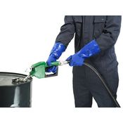 Luva Proteção Química Pvc Azul Anti Derrapante Superflex 14663 Tamanho 10 CA 26043 Ansell
