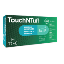 Luva Procedimento Nitrílica Verde Embalagem com 100 luvas TOUCH N TUFF PF92600 Tamanho P Ansell