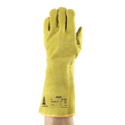 Luva Soldador Couro Amarela Workguard 43 216 Tamanho 10 CA 29715 Ansell