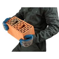 Luva Proteção Mecânica Latex Natural Azul/Cinza Anti Derrapante Power Flex 80 100 Tamanho 7 CA 12509 Ansell