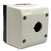 Botoeira Vazia Plástico Cinza Monofásico 22Mm TN2B1 Metaltex