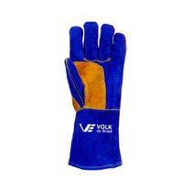 Luva Soldador Raspa Azul Mao Esquerda 410 Mm Weld Master Tamanho Unico Volk