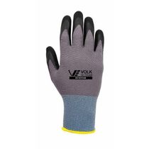 Luva Proteção Mecanica Nylon/Sint Preta/Cinza  100596341 Tamanho 8/M Volk
