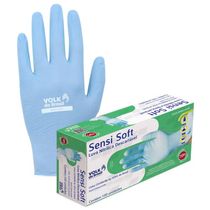 Luva Proteção Química Nitrílico Azul com 50 Unidades Sensivolk 106000702 Tamanho G CA 17968 Volk