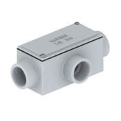Condulete Alumínio T 3/4" NPT Cinza Com Tampa/Vedação IP66 ER15T2N Naville