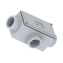 Condulete Alumínio T 3/4" NPT Cinza Com Tampa/Vedação IP66 ER15T2N Naville