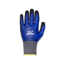 Luva Proteção Quimica Fbv Cinza/Preto/Azul Nitrilica 101904250 Tamanho 10/EG Volk