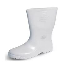 Bota Profissional PVC Branca Com Cano Longo/Forro CLBP2505 Tamanho 44 CA 37773 Italbotas