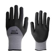 Luva Seguranca Nylon Microfoam 3/4 Eg Preta/Cinza  103147141 Tamanho 10 Volk
