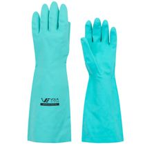 Luva Proteção Quimica NBR Verde 450Mm Diamante 106206703 Tamanho 8/M Volk