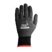 Luva Proteção Mecanica Quimica Termica Preta Borracha Vulc Blacktractor 101095707 Tamanho G Volk