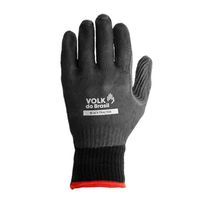 Luva Proteção Mecanica Quimica Termica Preta Borracha Vulc Blacktractor 101095707 Tamanho G Volk