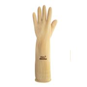 Luva Proteção Mecânica e Química Látex Antiderrapante sem Forro 40cm Ranhurada 105008904 Tamanho 9/G CA 15100 Volk