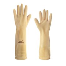 Luva Latex Sem Forro 39Cm Ranhurada 105008904 Tamanho 8/M Volk