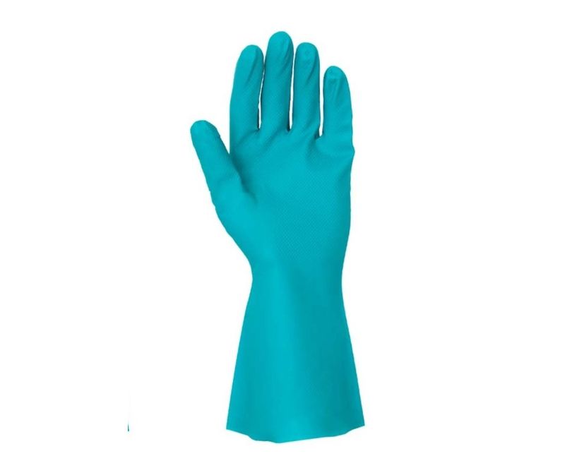 Luva Proteção Quimica NBR Verde Sem Forro 33Cm 106501003 Tamanho 9