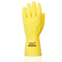 Luva Latex Amarela 300Mm Verniz Silver 105103801 Tamanho 8/M Volk