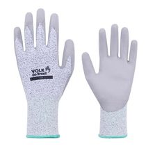 Luva Resistente A Corte Polietileno Mesclado Poliuretano CUT Volk 10.15.180.09 Tamanho 8/M CA 37266 Volk