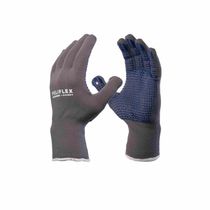 Luva Proteção Mecânica Nylon Cinza Pigmentada Poliflex DA11300MCZ Tamanho M Danny