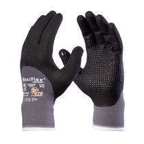 Luva Proteção Mecânica Nylon Com Banho Nitrílico Cinza/Preta Maxiflex Endurance DA11900 Tamanho 9/G CA 16468 Danny