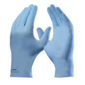 Luva Descartável Nitrílica Azul Anti derrapante Com 100 unidades Sensiflex Premium DA90112AZ Tamanho G Danny