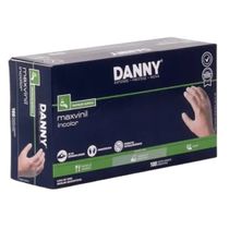 Luva Descartável Vinil Transparente Sem Pó Sem Amido DA301CSIN Tamanho M CA 21120 DVS