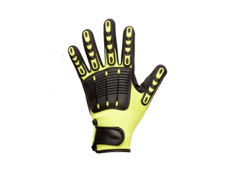 Luva Proteção Mecanica Poliamida Azul/Preta Da43800 Tamanho M DVS