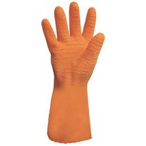 Luva Protecao Quimica Latex Natural Laranja 330 Mm DA208D Tamanho G DVS