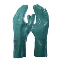 Luva Proteção Química Algodão Com Banho Nitrílico Verde Supraflex DA36500C Tamanho G CA 39853 DVS