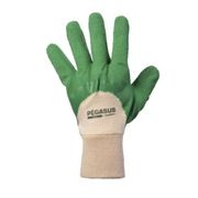 Luva Protecao Mecanica Algodao Branca/Verde Pegasus DA16330 Tamanho 9/G DVS