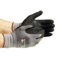 Luva Proteção Mecânica Nylon Com Banho Nitrílico Cinza/Preta Maxiflex Endurance DA11900 Tamanho 7/P CA 16468 Danny