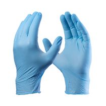 Luva Descartavel Nitrilico Azul Tamanho 9/G com  100 Unidades Sensiflex Premium DA90112 Tamanho 9/G DVS