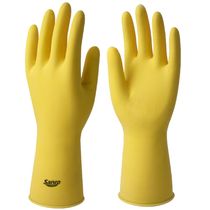 Luva Latex Amarela 300Mm Standard 282810402 Tamanho M Sanro
