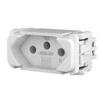 Modulo Tomada Brannca 2 Polos + Terra 10A 1320302 WEG