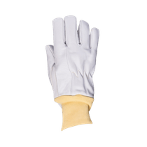 Luva Alta Temperatura Vaqueta Cinza/Amarelo HJ700BVGD CA 31986 HÉRCULES