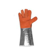 Luva Alta Temperatura Raspa Laranja 200Mm HJ70120CBMGD Tamanho G Hercules
