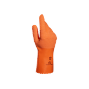 Luva Latex Natural Laranja Harpon 321 PA321608 Tamanho 8/M Mapa Mucambo