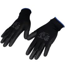 Luva Antistatica Nylon Preta Poliuretano 020932 Tamanho 8/M Kalipso