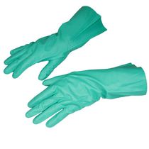 Luva Proteção Quimica Nbr Verde 330Mm Nitrilika 10 020712 Tamanho 8/M Kalipso