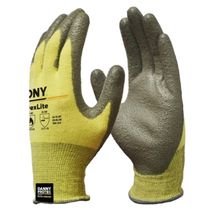 Luva Proteção Mecanica Kevlar Cinza /Amarela Poliuretano Dexlite DA60300 Tamanho G Danny