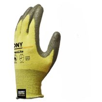 Luva Proteção Mecanica Kevlar Cinza /Amarela Poliuretano Dexlite DA60300 Tamanho M Danny