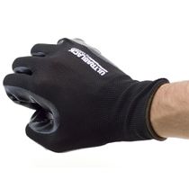 Luva Proteção Mecanica Nylon Preta Nitrilica DA12600P Tamanho P Danny